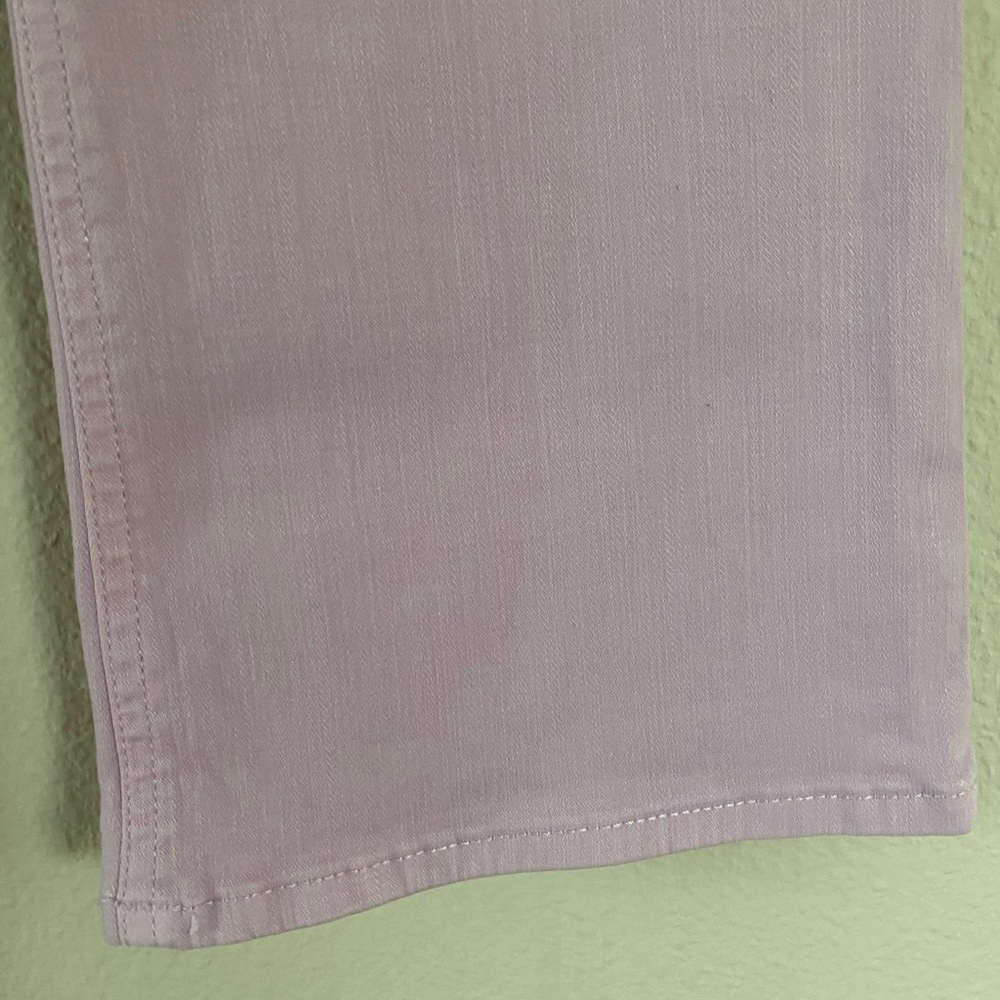 J. Crew Women’s 9”Billie Demi Boot Crop Denim Pants in Light Pink Size 28/6 - Picture 9 of 16